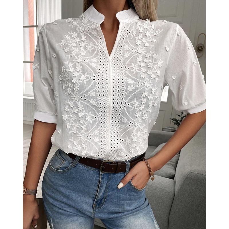 Blusa Feminina Laise Gola Alta